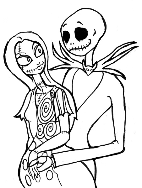 114 Nightmare Before Coloring Pages Printable 79