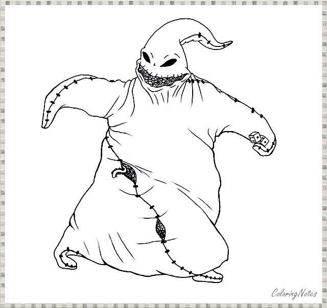 114 Nightmare Before Coloring Pages Printable 80