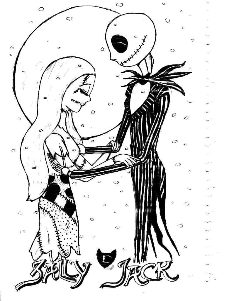 114 Nightmare Before Coloring Pages Printable 83