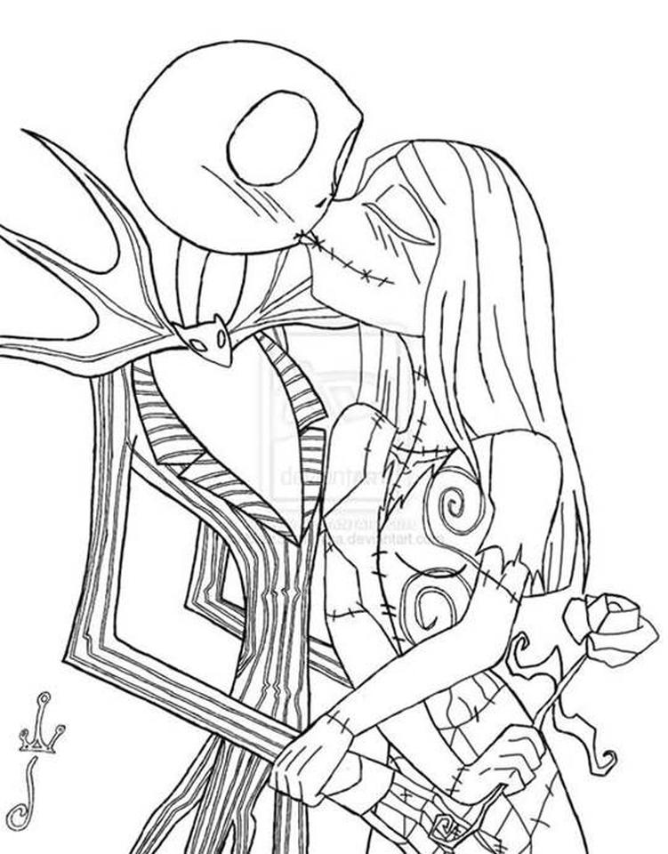 114 Nightmare Before Coloring Pages Printable 87