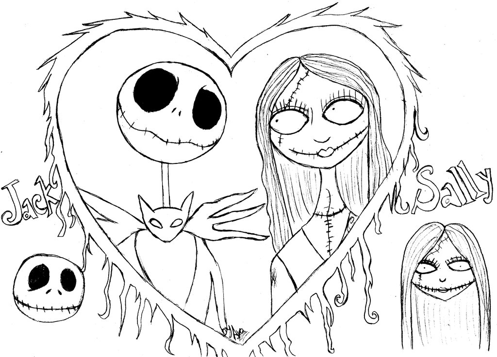 114 Nightmare Before Coloring Pages Printable 98