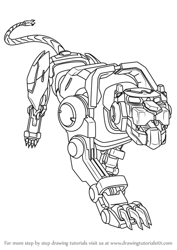 124 Voltron Coloring Pages Printable 10