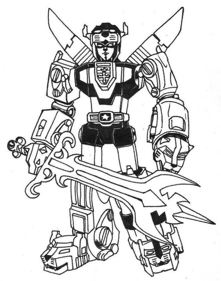 124 Voltron Coloring Pages Printable 116