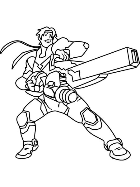 124 Voltron Coloring Pages Printable 119