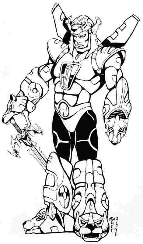 124 Voltron Coloring Pages Printable 120