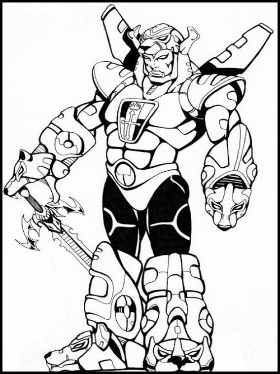 124 Voltron Coloring Pages Printable 18