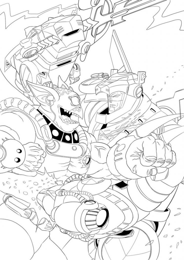 124 Voltron Coloring Pages Printable 2