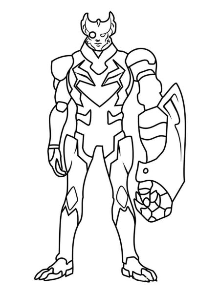 124 Voltron Coloring Pages Printable 26