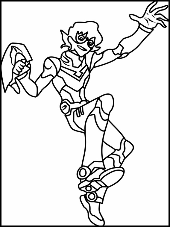 124 Voltron Coloring Pages Printable 4