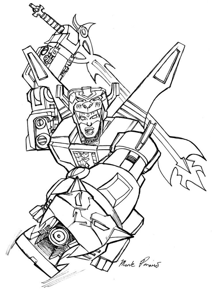 124 Voltron Coloring Pages Printable 47