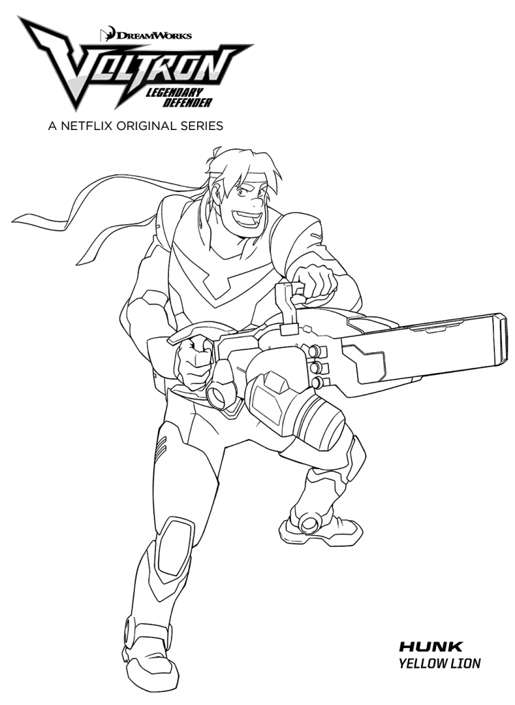 124 Voltron Coloring Pages Printable 5