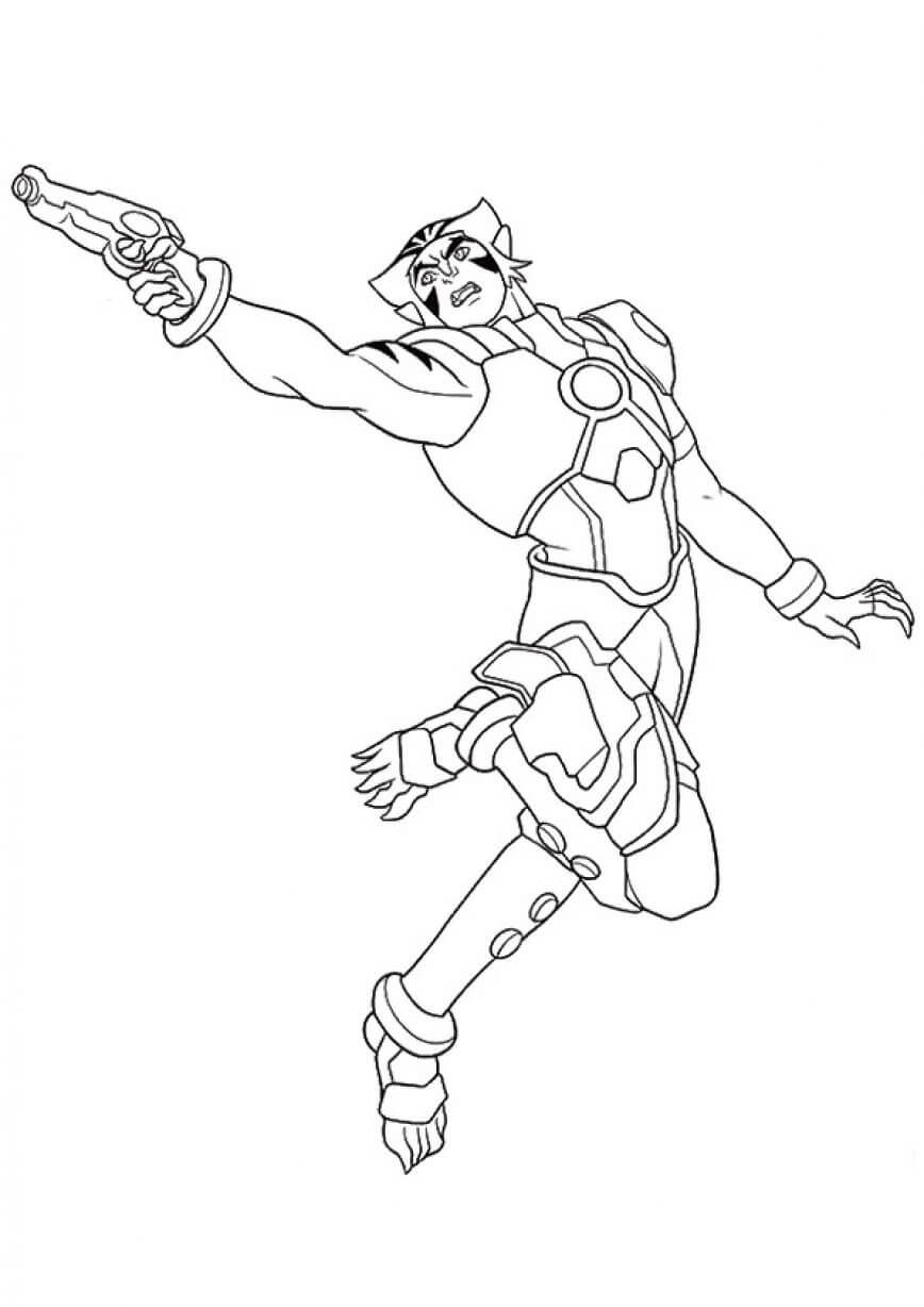 124 Voltron Coloring Pages Printable 51