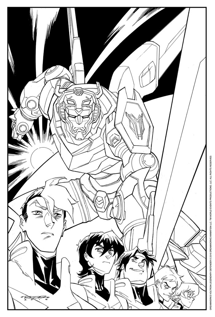 124 Voltron Coloring Pages Printable 58