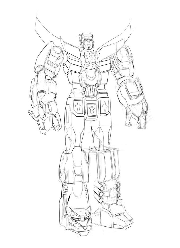 124 Voltron Coloring Pages Printable 63