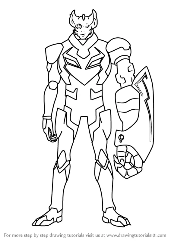 124 Voltron Coloring Pages Printable 69