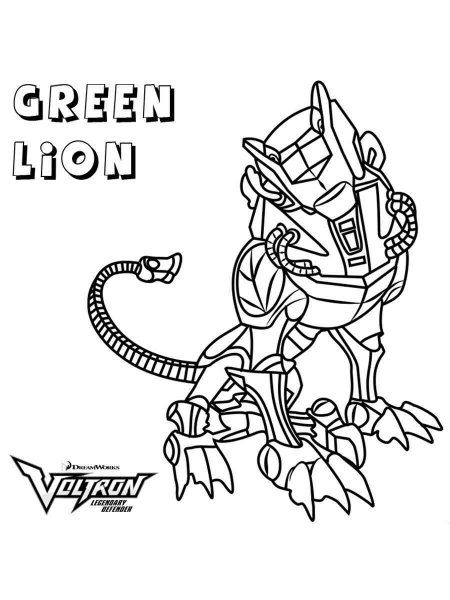 124 Voltron Coloring Pages Printable 70