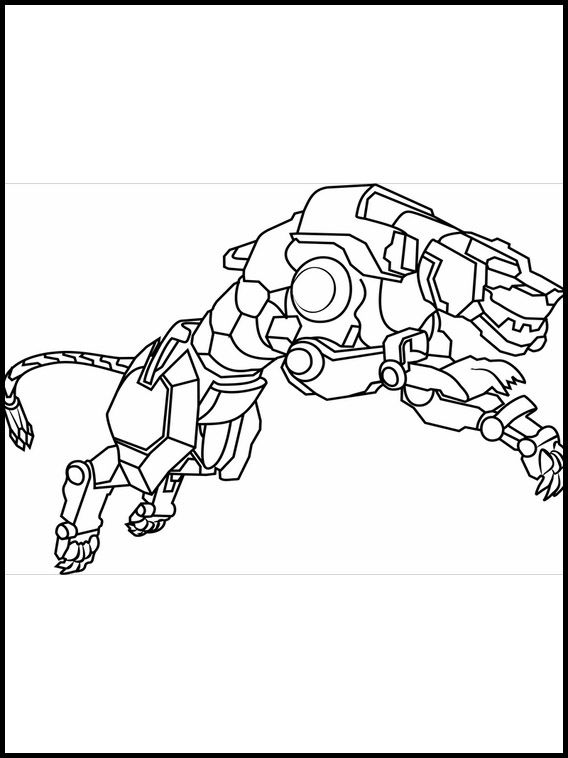 124 Voltron Coloring Pages Printable 76