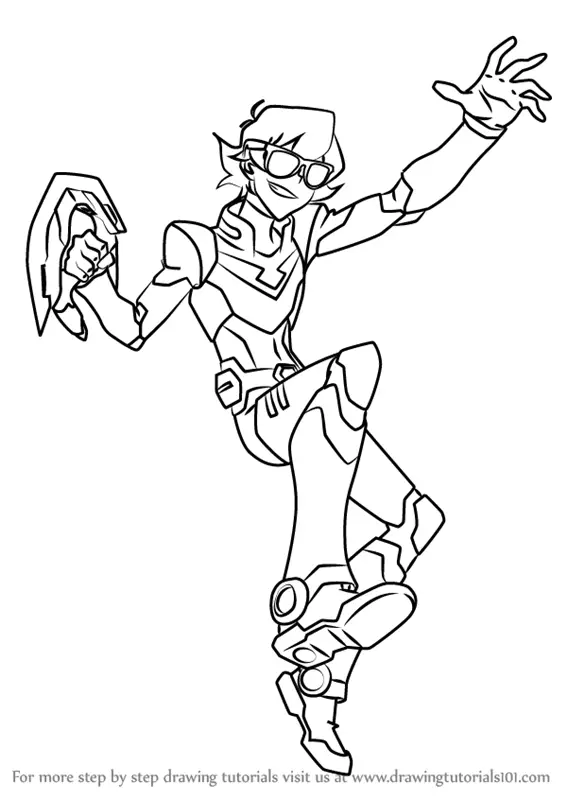 124 Voltron Coloring Pages Printable 8