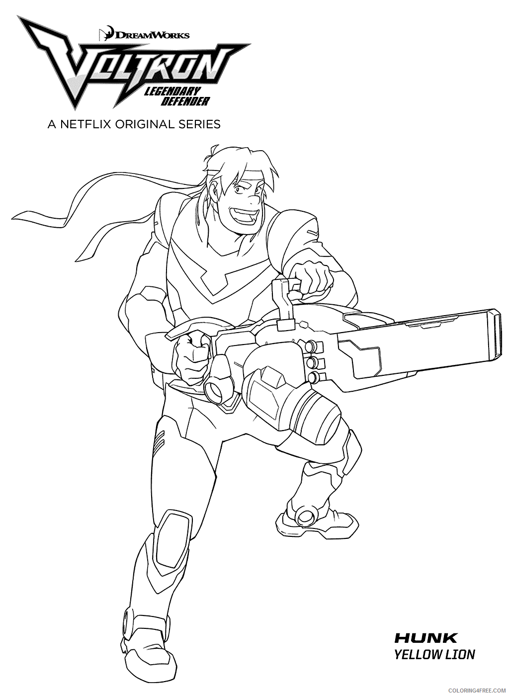 124 Voltron Coloring Pages Printable 89