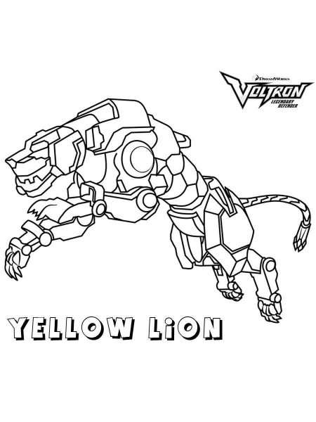 124 Voltron Coloring Pages Printable 97