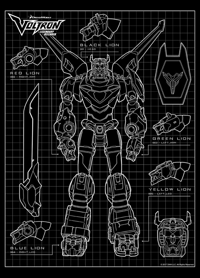 124 Voltron Coloring Pages Printable 99