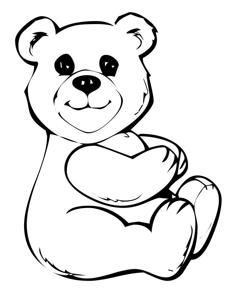 125 Teddy Bear Coloring Pages for Kids Printable 102