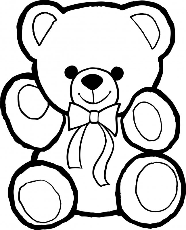 125 Teddy Bear Coloring Pages for Kids Printable 103