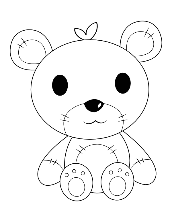 125 Teddy Bear Coloring Pages for Kids Printable 108