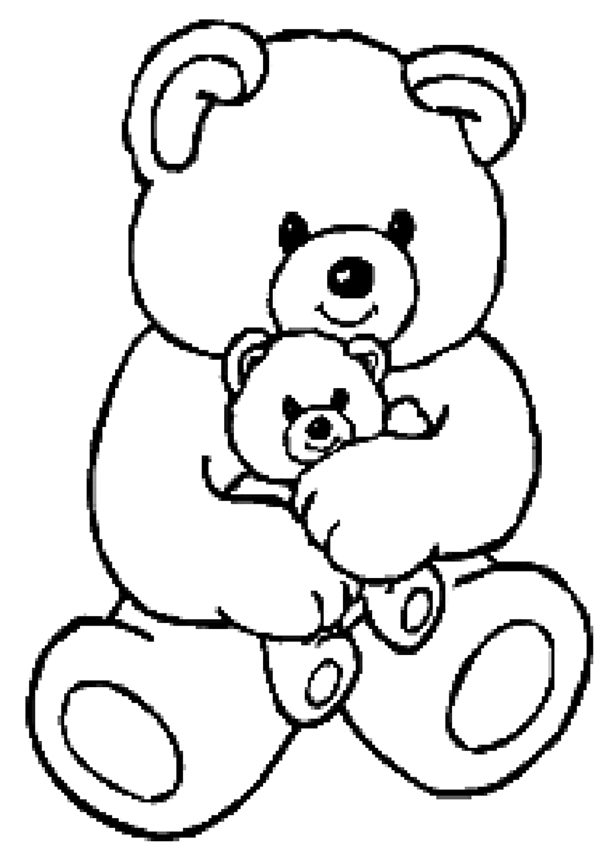 125 Teddy Bear Coloring Pages for Kids Printable 115