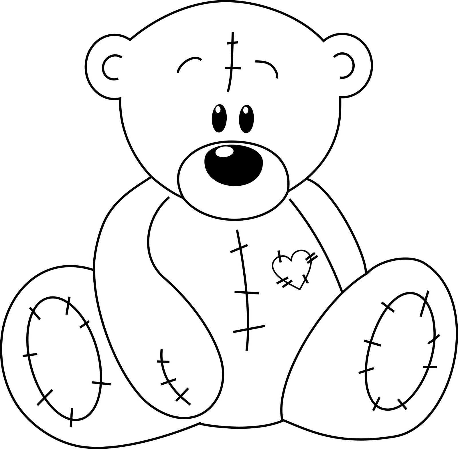 125 Teddy Bear Coloring Pages for Kids Printable 21