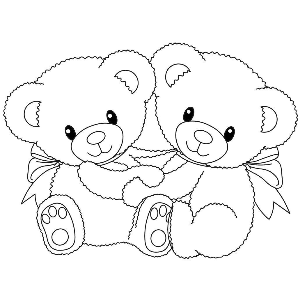 125 Teddy Bear Coloring Pages for Kids Printable 29