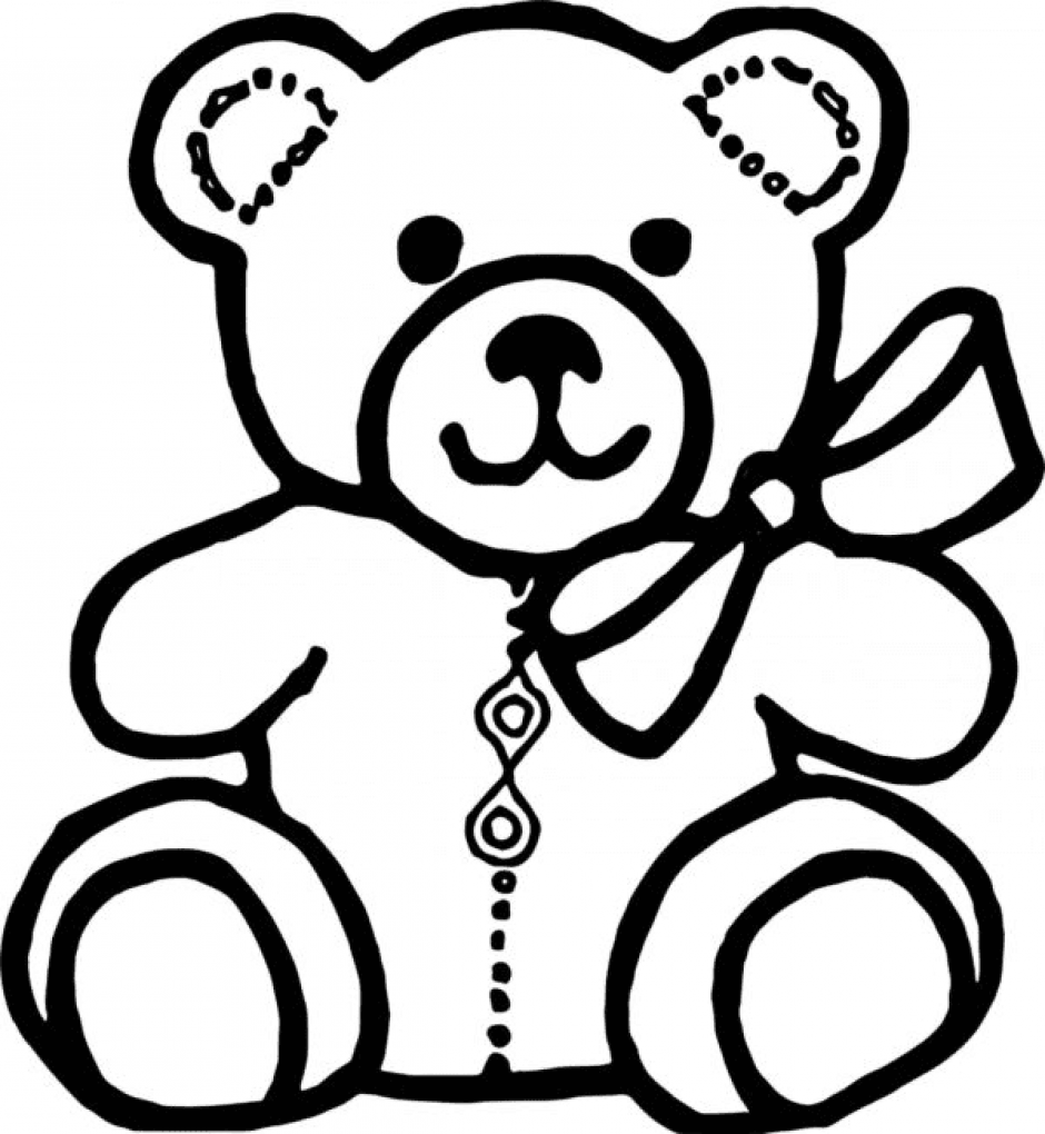 125 Teddy Bear Coloring Pages for Kids Printable 30