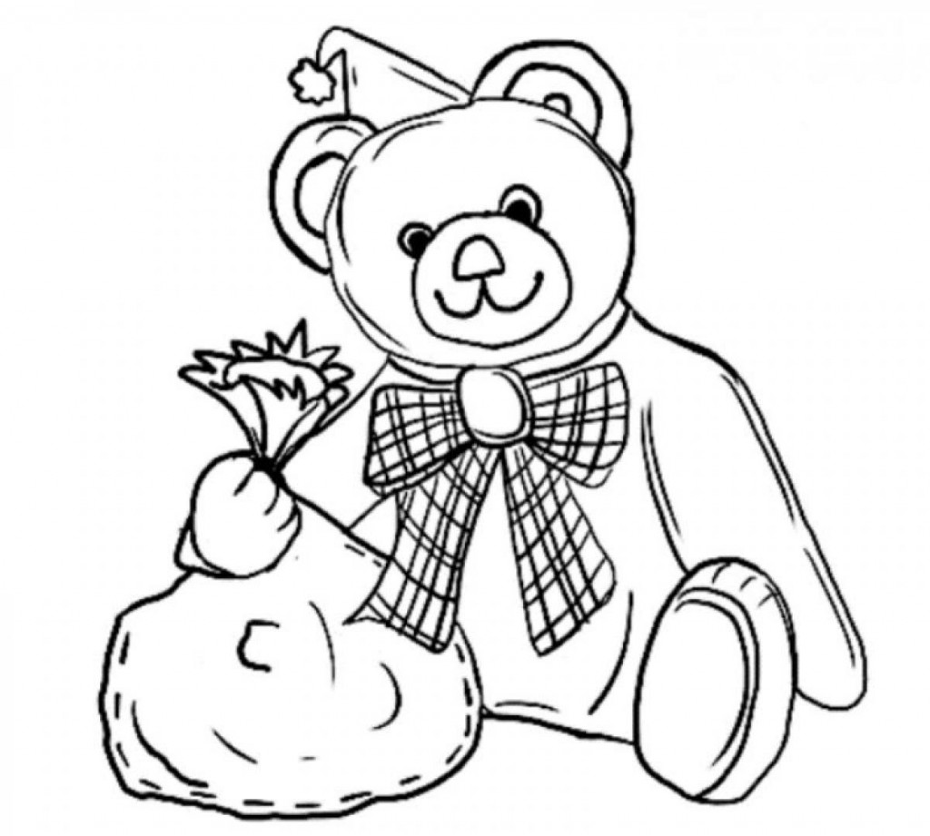 125 Teddy Bear Coloring Pages for Kids Printable 34