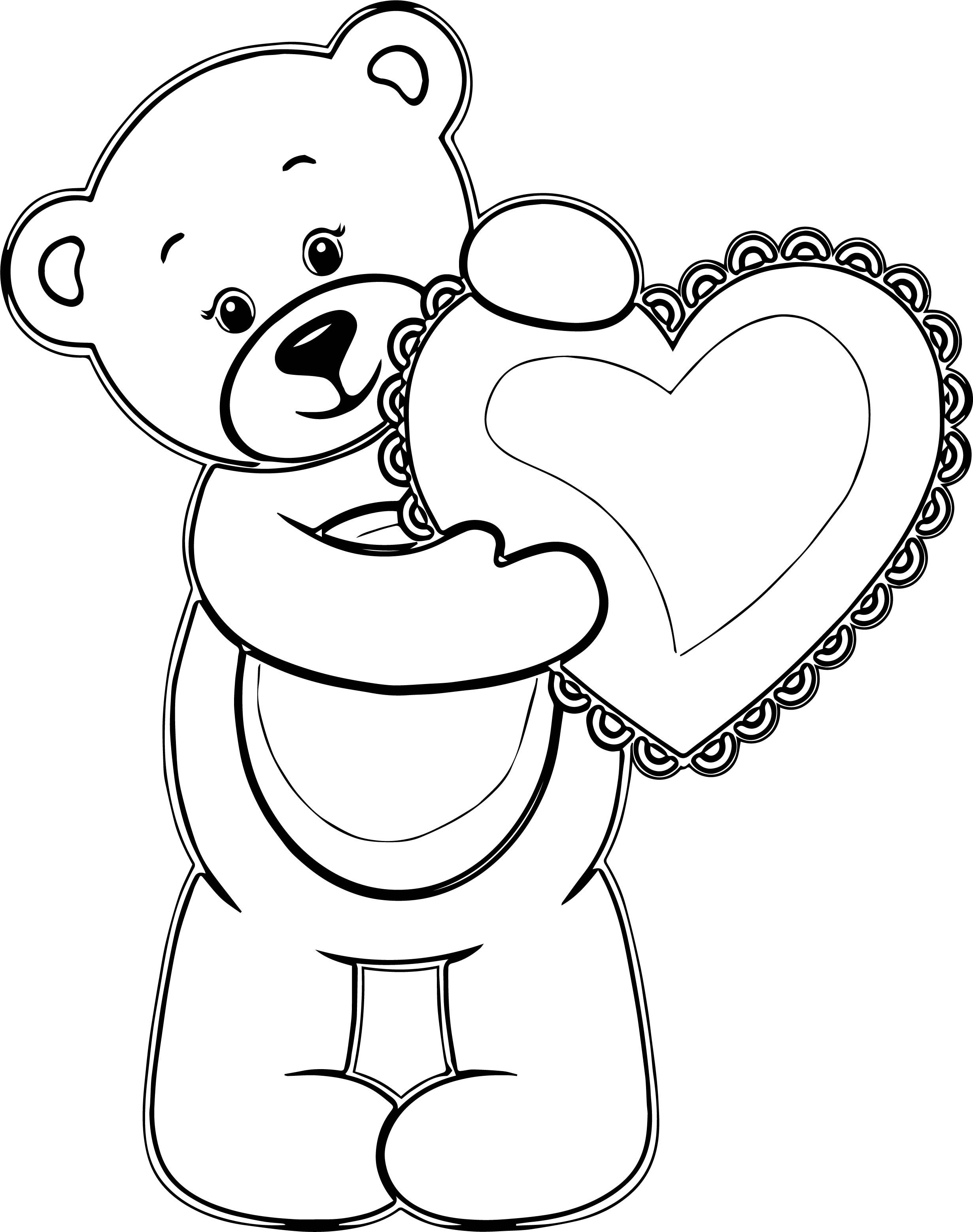 125 Teddy Bear Coloring Pages for Kids Printable 42