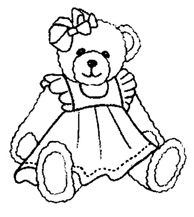 125 Teddy Bear Coloring Pages for Kids Printable 46