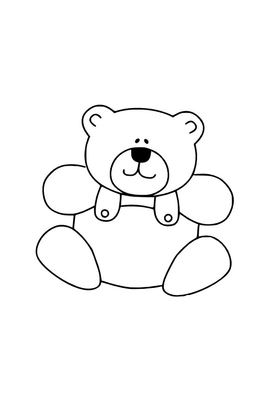 125 Teddy Bear Coloring Pages for Kids Printable 49