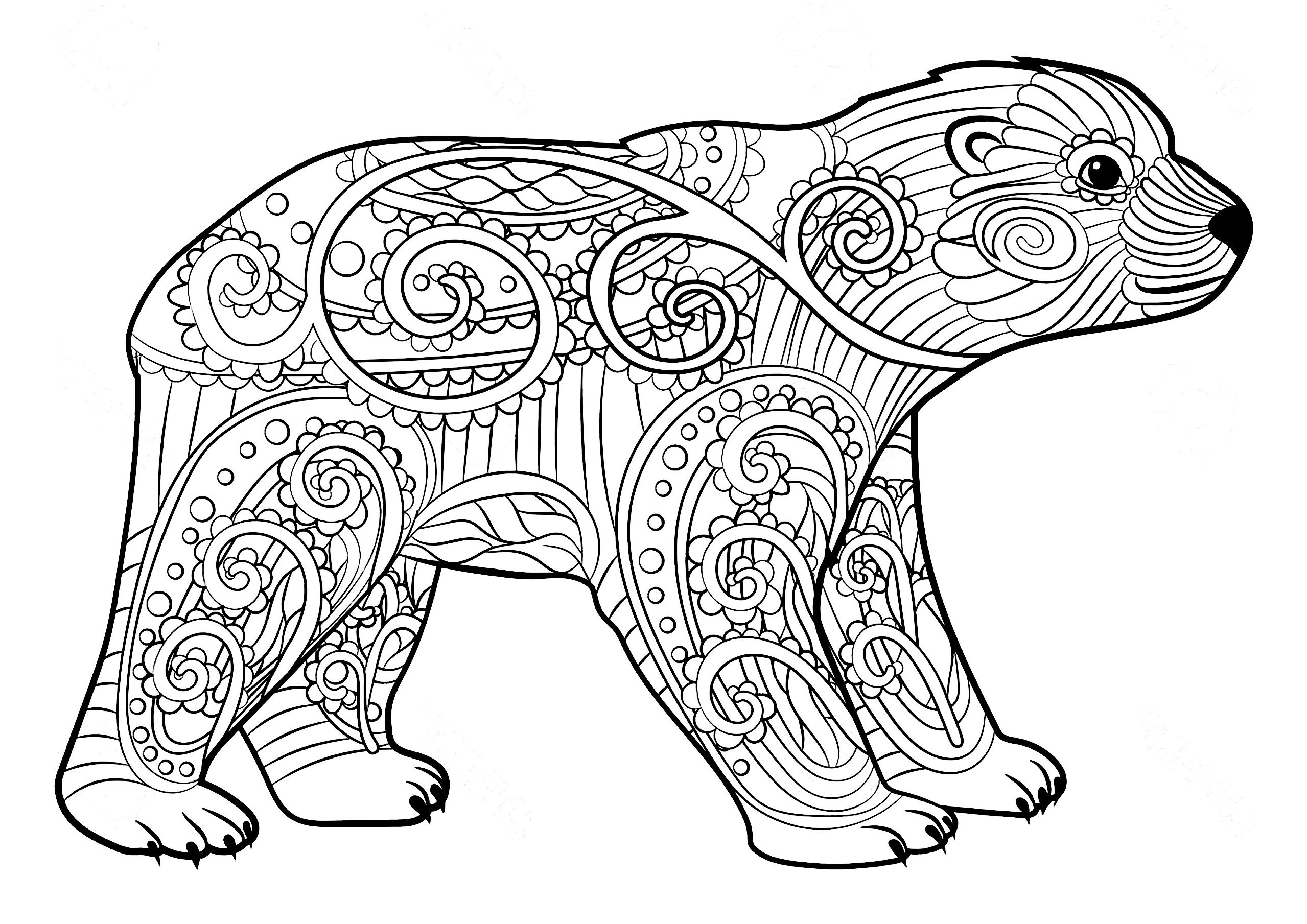 125 Teddy Bear Coloring Pages for Kids Printable 50