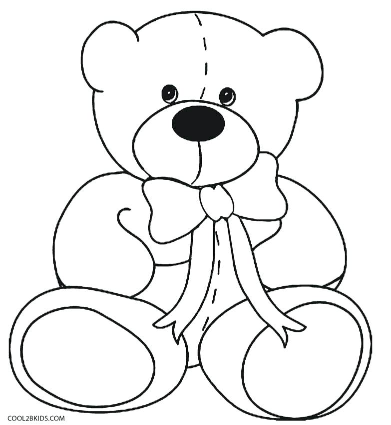 125 Teddy Bear Coloring Pages for Kids Printable 57