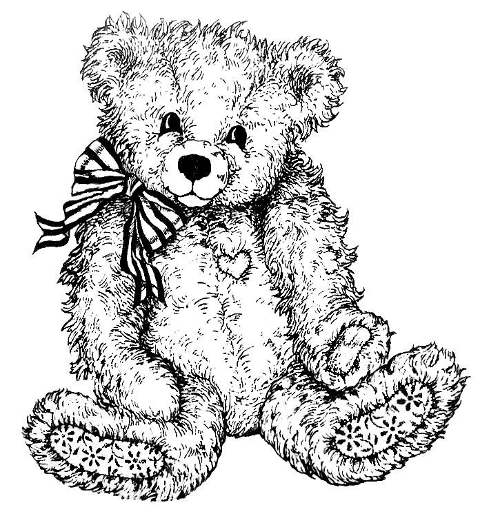 125 Teddy Bear Coloring Pages for Kids Printable 59