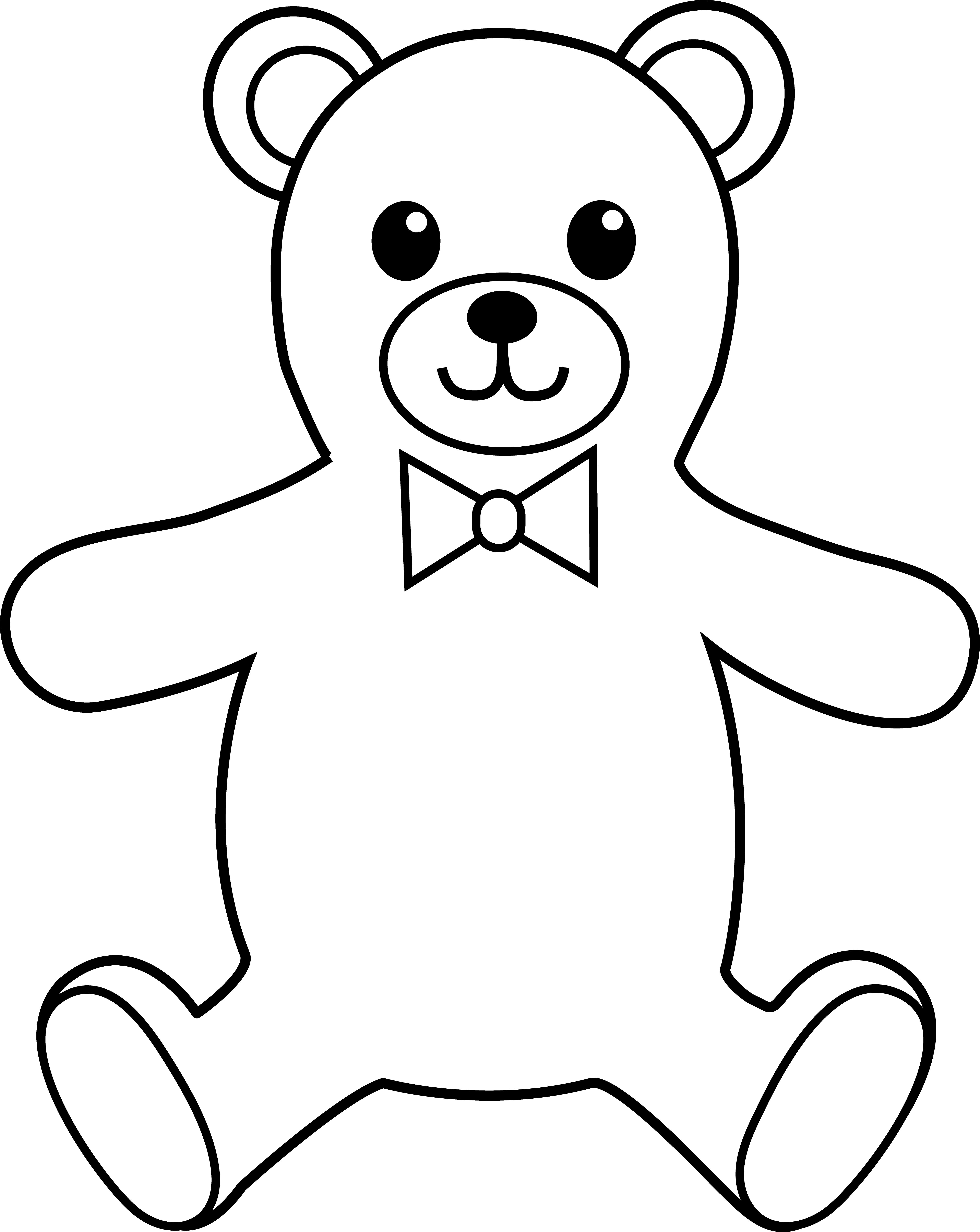 125 Teddy Bear Coloring Pages for Kids Printable 71