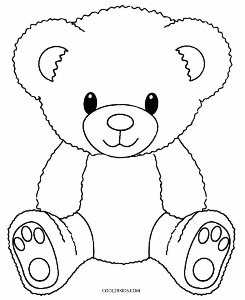 125 Teddy Bear Coloring Pages for Kids Printable 72