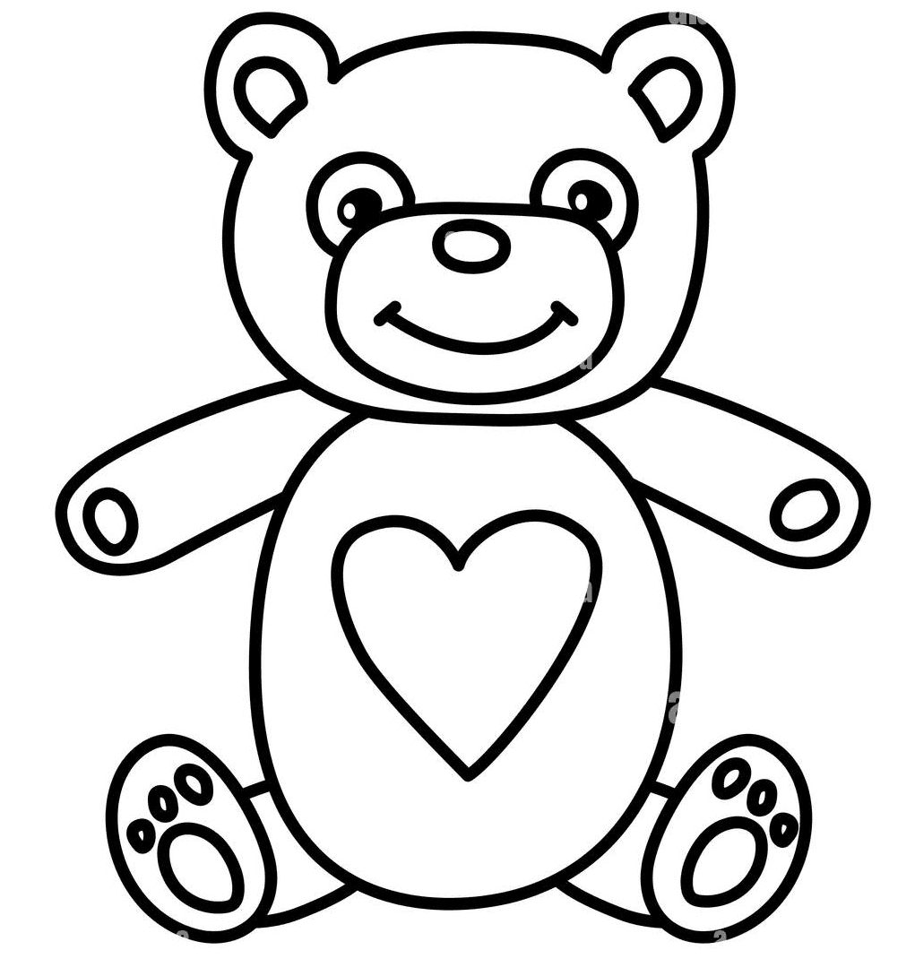 125 Teddy Bear Coloring Pages for Kids Printable 74