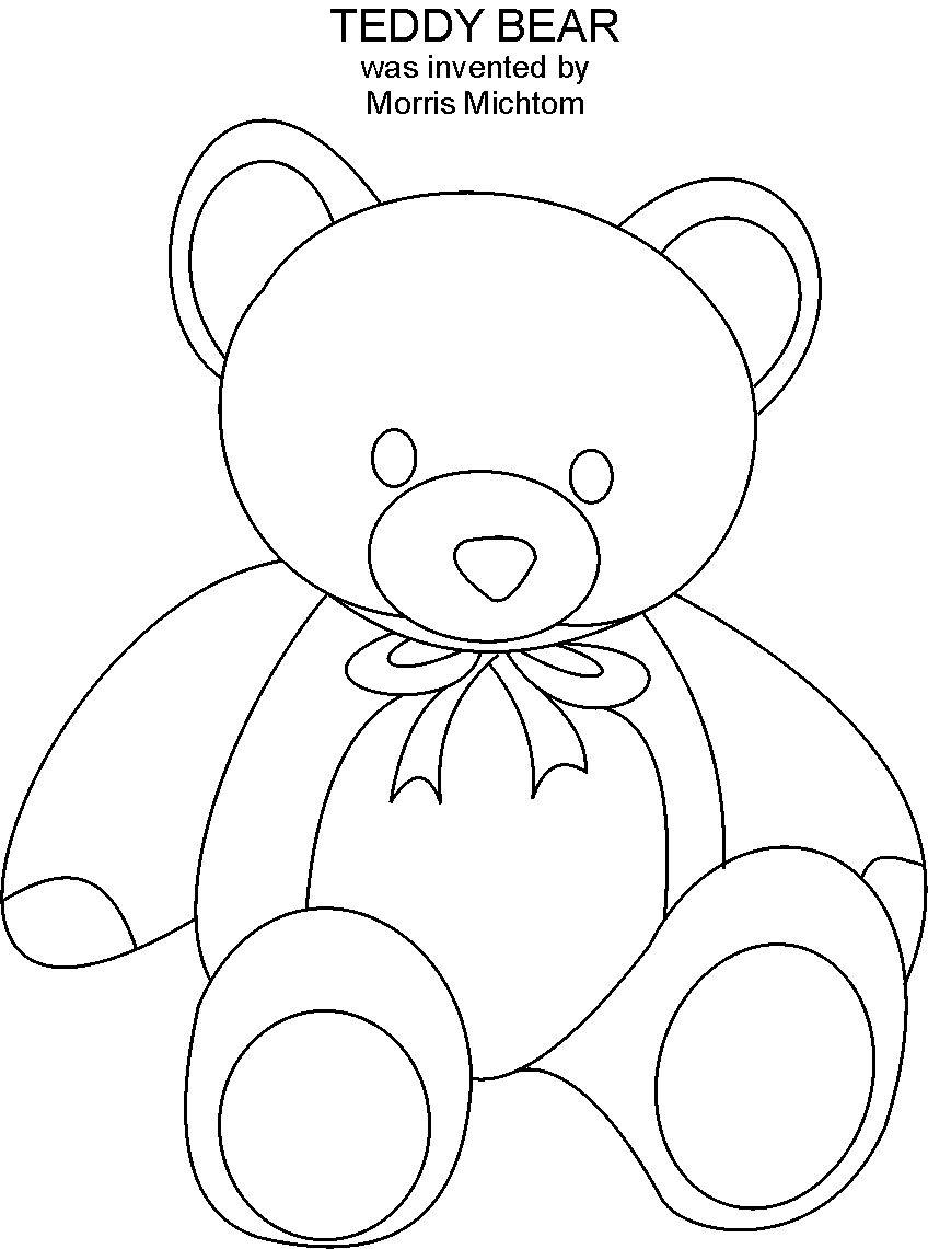 125 Teddy Bear Coloring Pages for Kids Printable 75