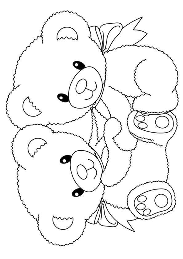 125 Teddy Bear Coloring Pages for Kids Printable 76