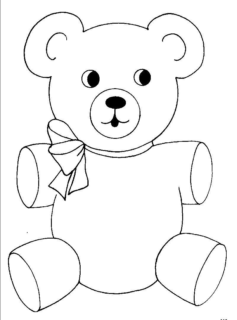 125 Teddy Bear Coloring Pages for Kids Printable 86