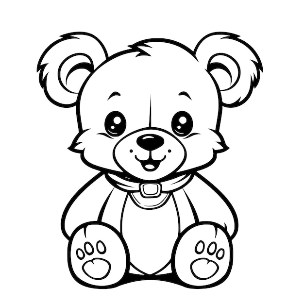 125 Teddy Bear Coloring Pages for Kids Printable 88