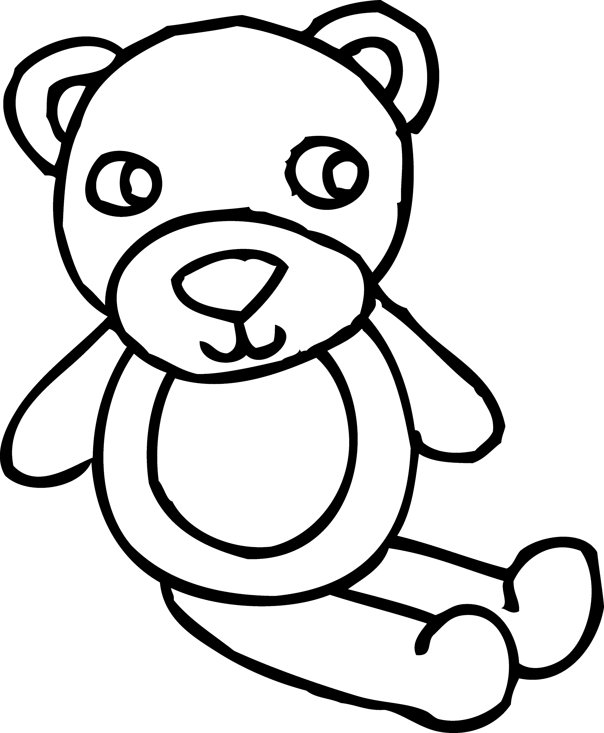 125 Teddy Bear Coloring Pages for Kids Printable 89