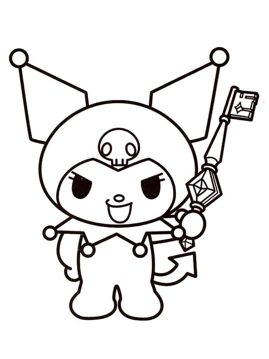 21 Coloring Drawings Kuromi Printable
