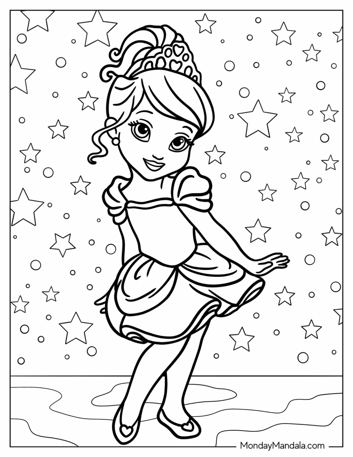 25 Beautiful Disney Princess Coloring Pages Printable 34