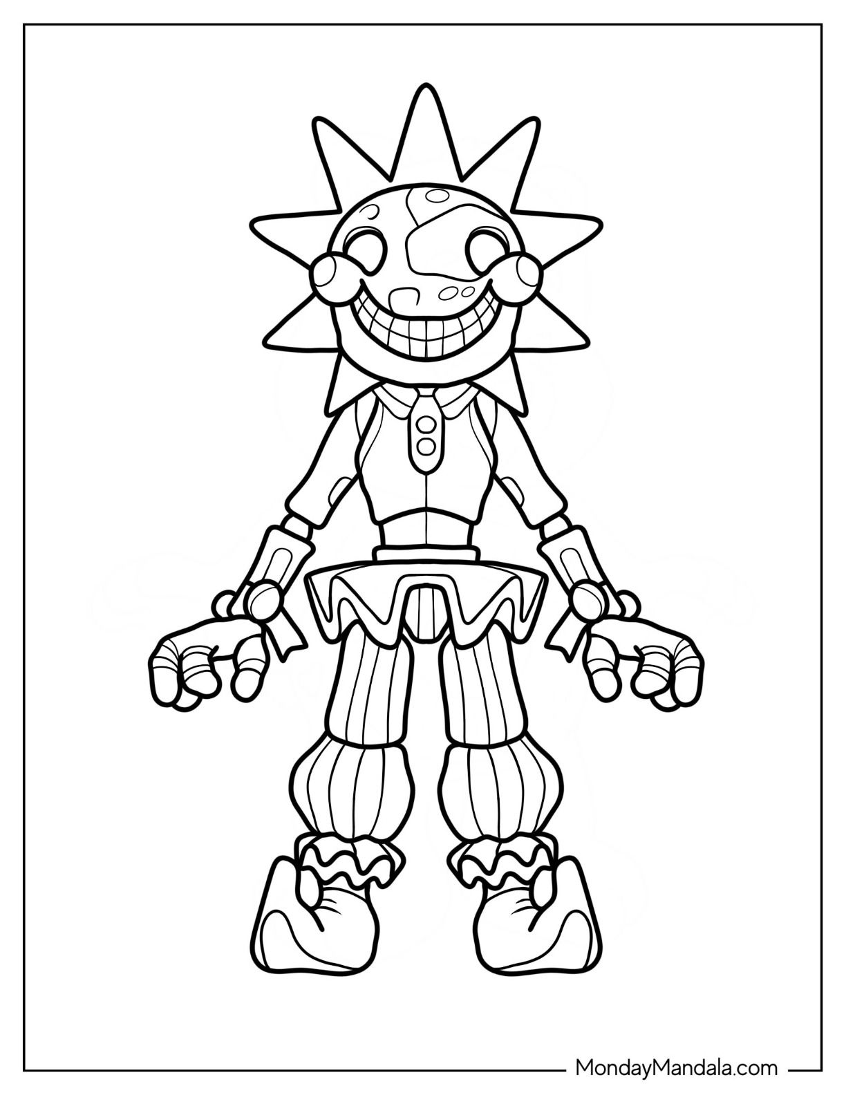 26 Spooky Five Nights At Freddy's Coloring Pages Printable 17